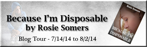 Because I'm Disposable - blog tour banner