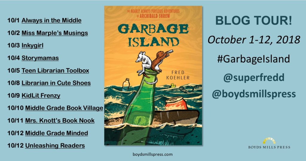 Blog Tour with Review and Giveaway!: Garbage Island by Fred Koehler