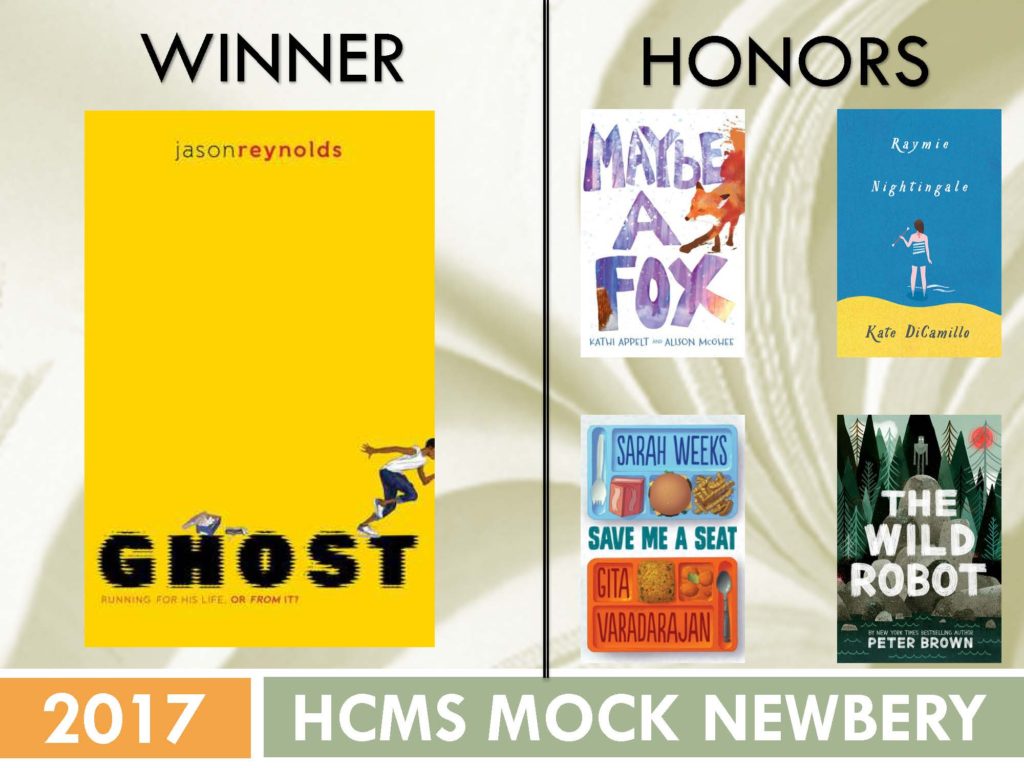 Mock Newbery Winner & Honors